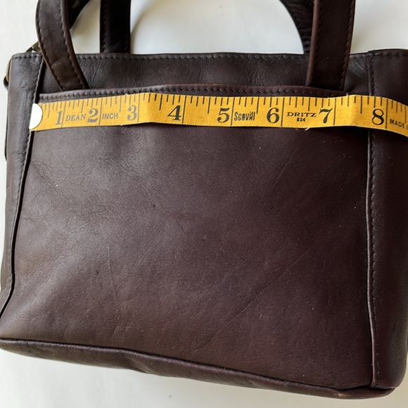 Wilson’s Adventure Bound Originals Leather Crossbody Bag Purse Brown Vintage - Picture 10 of 16